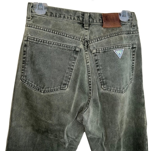 GUESS U.S.A. Vintage 80’s Men’s Green Jeans Size 30 X 34 - Picture 2 of 16